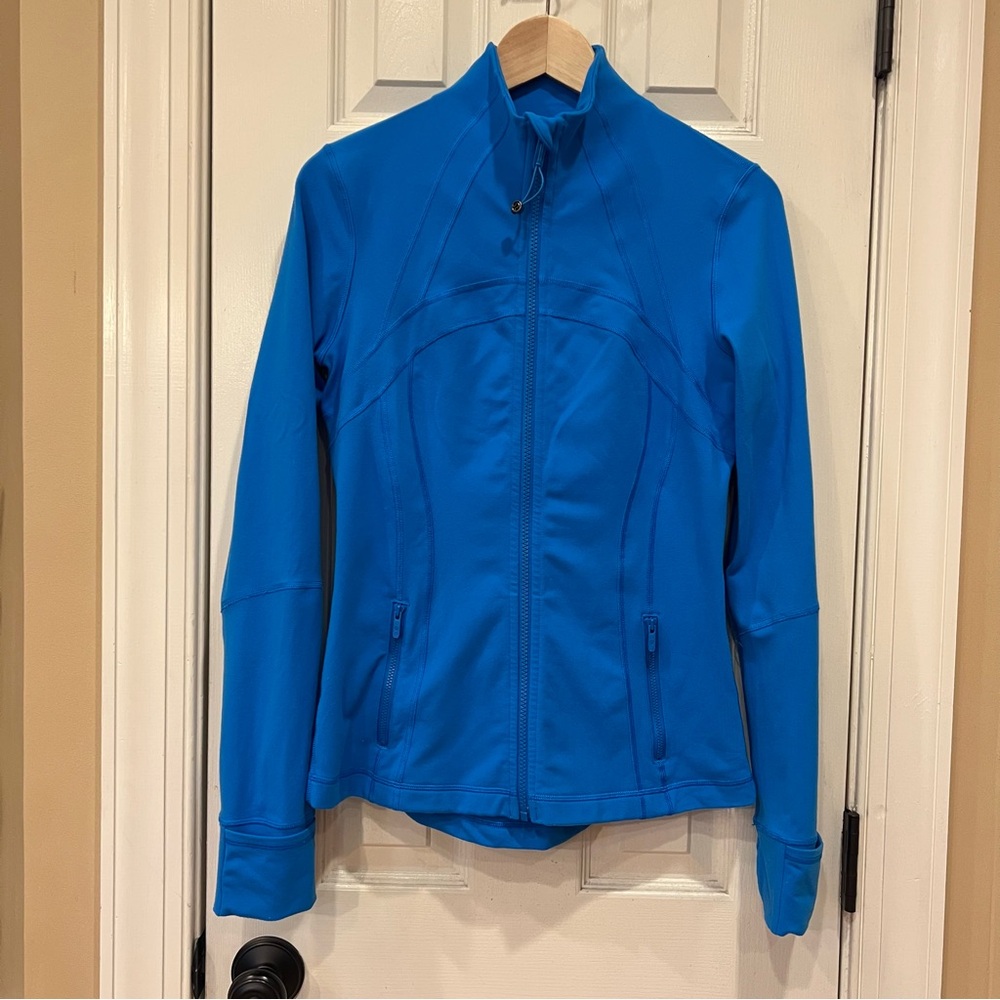 Lululemon Define Jacket Luon Poolside Blue Women’s 8 W4AWKS